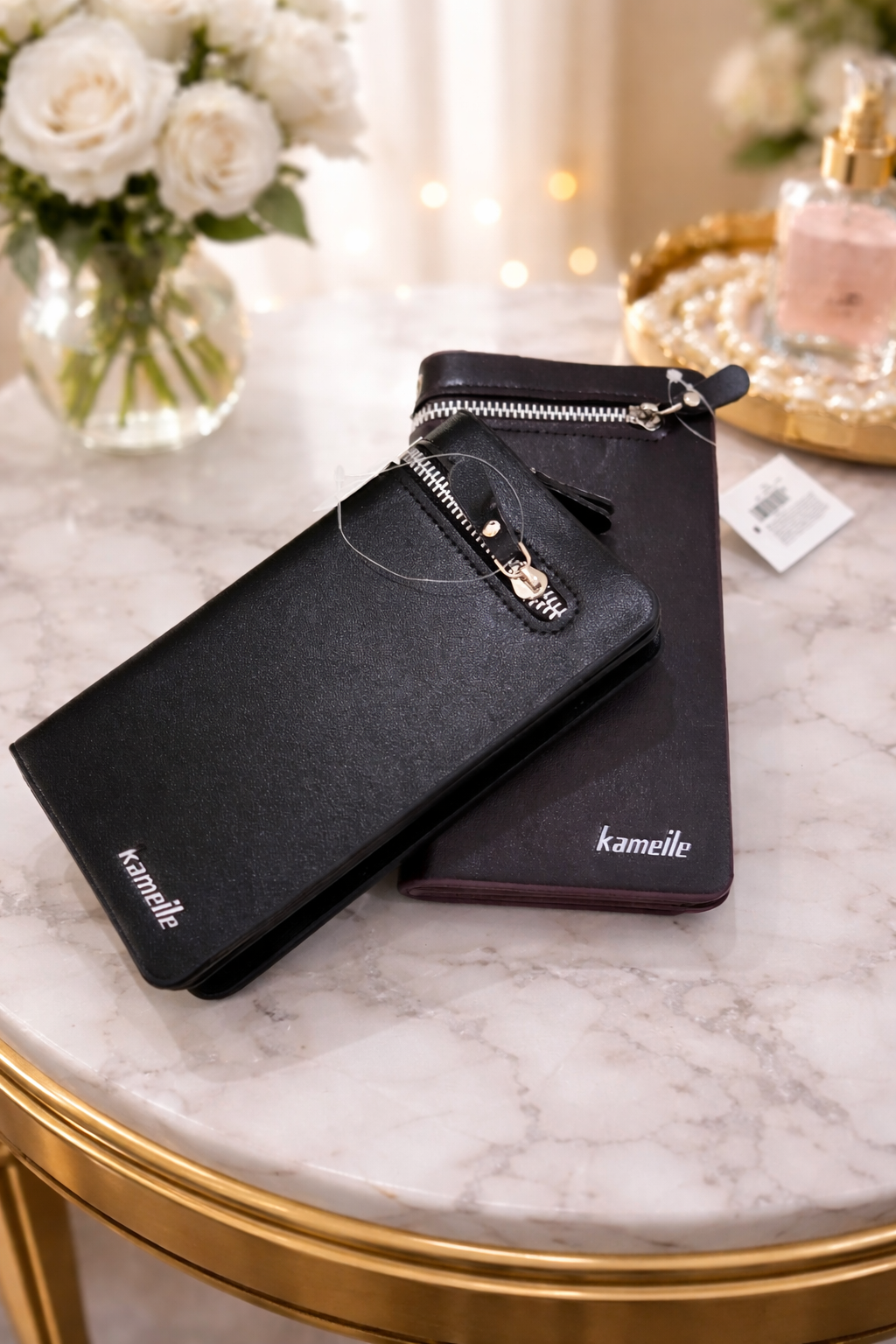 Wallets in Floral, Black, and Different Colors for Everyday Use