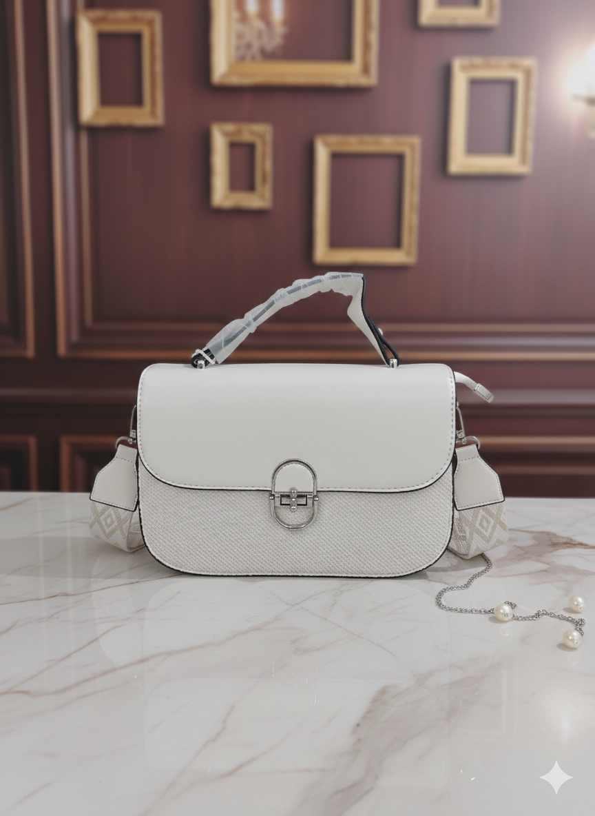 White Handbag