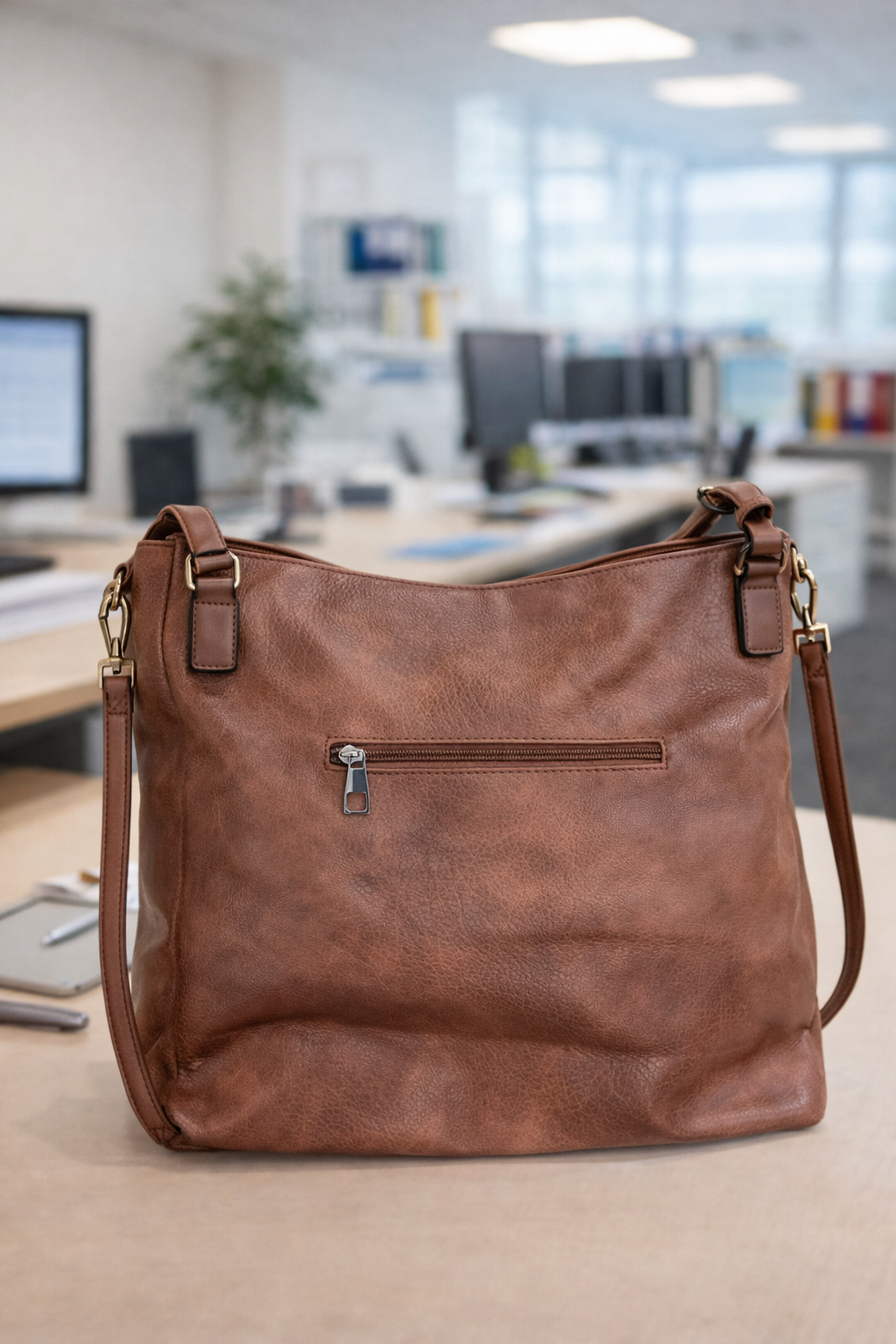 Premium Leather Spacious Bag- Imported Bag