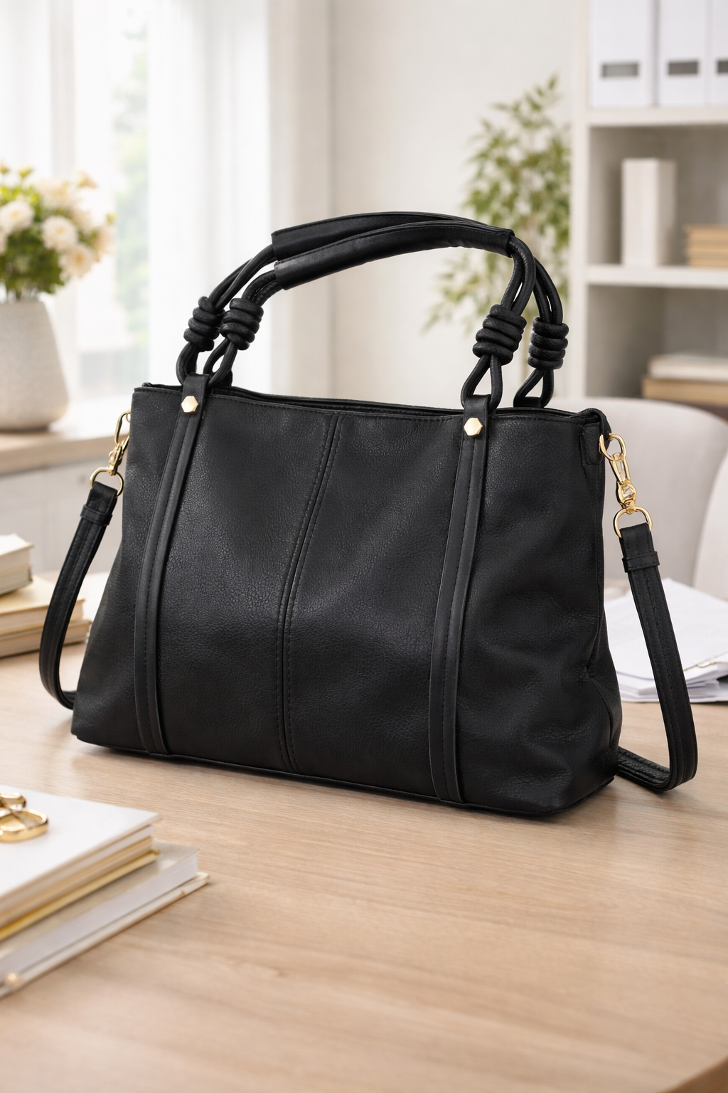 Premium-Black-Leather-Office-Bag