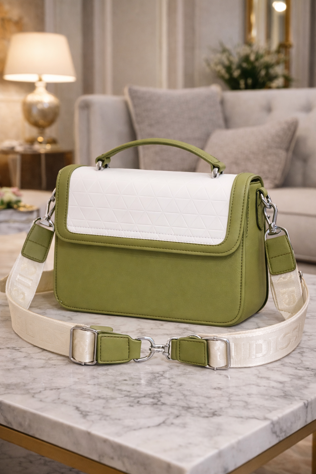 White Luxury Designer Bag